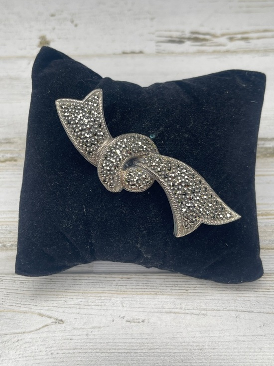 Judith Jack Jewelry - Judith Jack Sterling Silver Marcasite Bow Brooch Pin